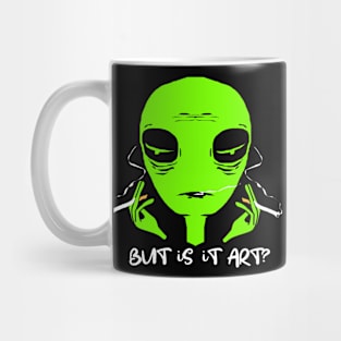 Aliens Cigarette Smoking Ufo Scifi Solar Mug